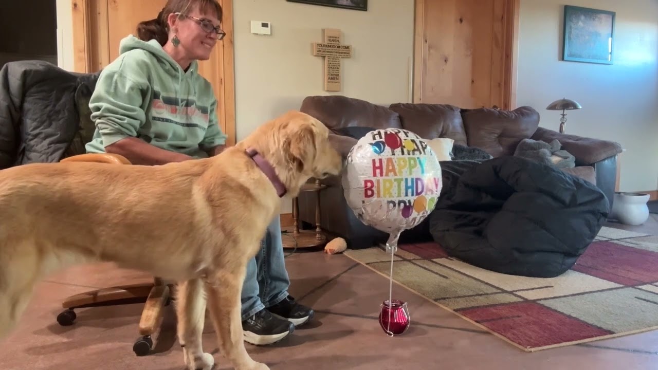 Scary birthday balloons 