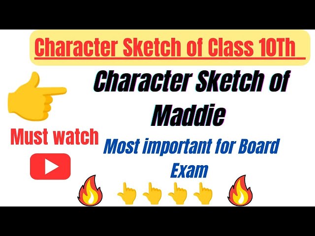 Class-X English/Character sketch of Wanda Petronski/The Hundred Dresses -  YouTube