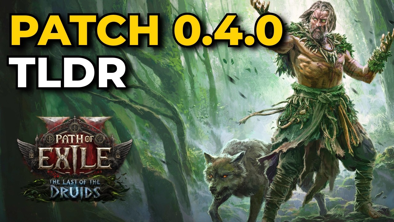 Everything Coming In POE2 0.4.0 Patch (Druid, Vaal League, & More)