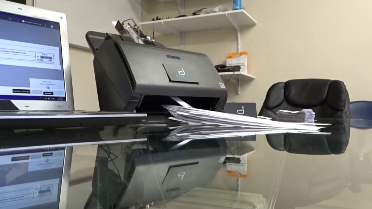 Scanner Para Canhotos de Nota Fiscal - YouTube