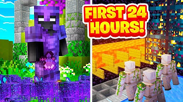 The #1 Minecraft Factions *RICHEST* First 24 Hours... (INSANE)