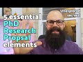 PhD Research Proposal 5 Essential Elements To Make It AWESOME PhD Research Proposal 5 Essential Elements To Make It AWESOME