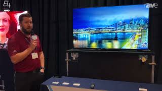 E4 Experience: Sharp NEC Showcases 4PB Series 4K Ultra HD Commercial TV
