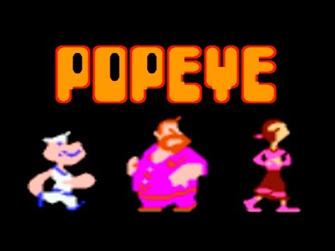 Видео: Popeye (Моряк Попай) прохождение (NES, Famicom, Dendy)