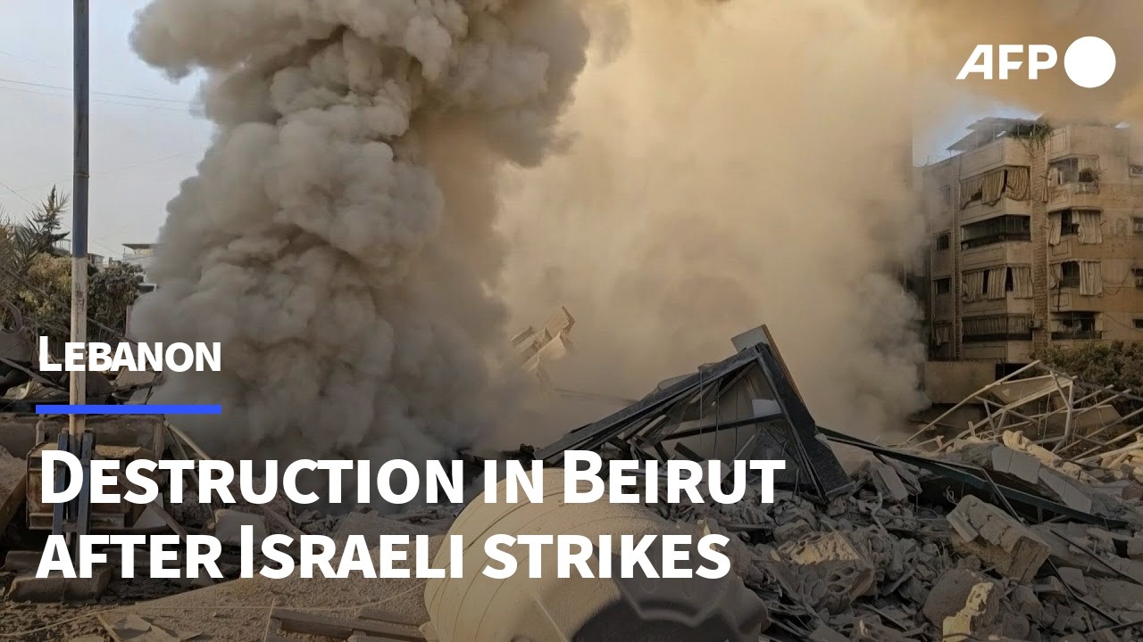 Destruction after Israeli strikes on south Beirut | AFP