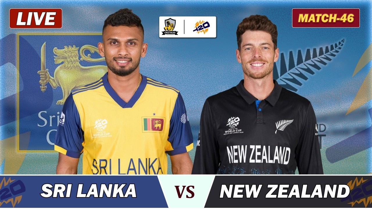 SL VS NZ 46th T20 MATCH LIVE , COLOMBO | ICC T20 WC 2026 | SRI LANKA VS NEW ZEALAND LIVE