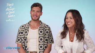 Lacey Chabert & Scott Michael Foster on miserable Eiffel Tower shoot for Paris Is Always A Good Idea