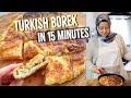 I Make This Almost EVERY WEEK! 😍 Turkish Borek In 15 Minutes & TWO EASY WAYS