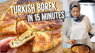 I Make This Almost EVERY WEEK! 😍 Turkish Borek In 15 Minutes & TWO EASY WAYS
