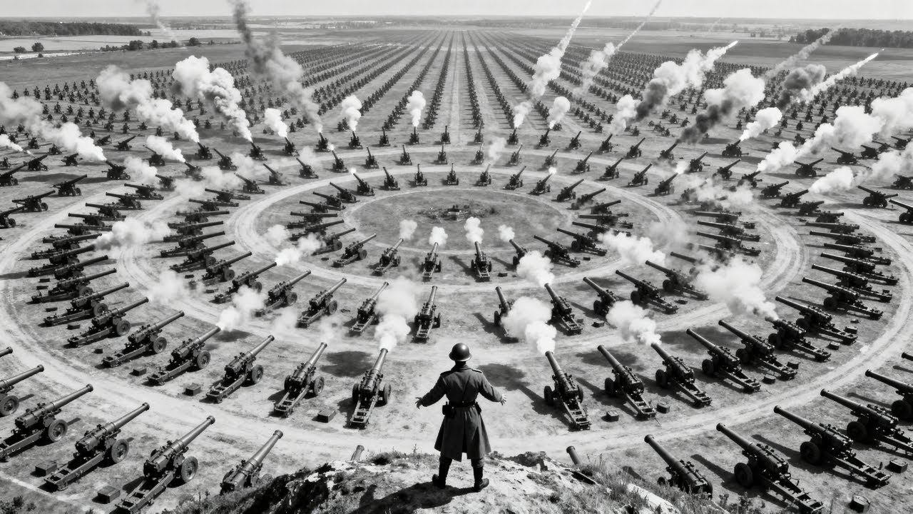German Generals Laughed at U.S. Artillery — Until They Saw 500 Guns Fire in Perfect Sync
