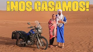 CASAMIENTO EN EL DESIERTO DEL SAHARA!  | Vuelta al mundo en moto   E117