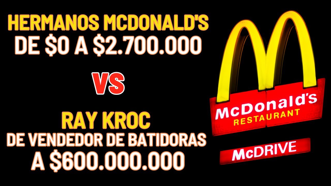 🍔 Hermanos McDonald's vs Ray Kroc - Historia de McDonald's 🍔 - YouTube