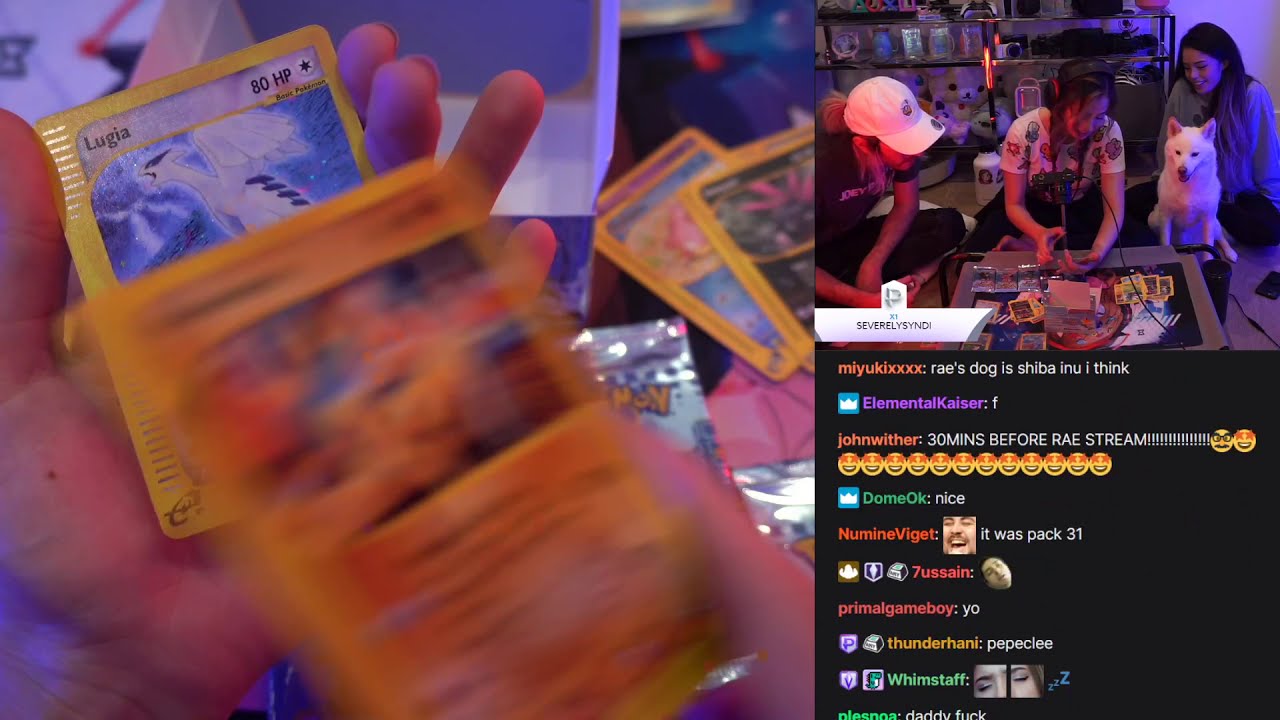 JustJakob pulls the Lugia Holo from Aquapolis