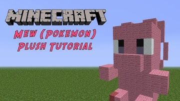 Minecraft Tutorial: Mew (Pokemon) Plush