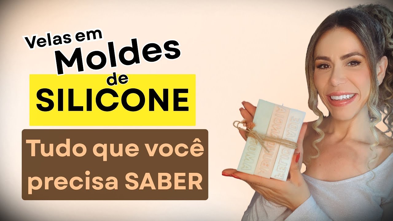Vela artesanal desmoldada acabamento perfeito | Moldes de SILICONE (tudo que precisa saber)