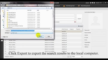 How to Export Access Control Event