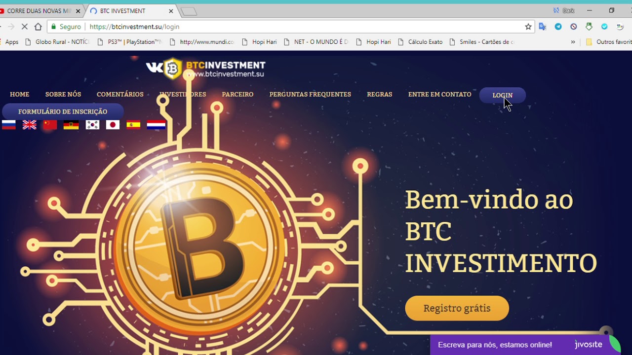 investimento online bitcoin