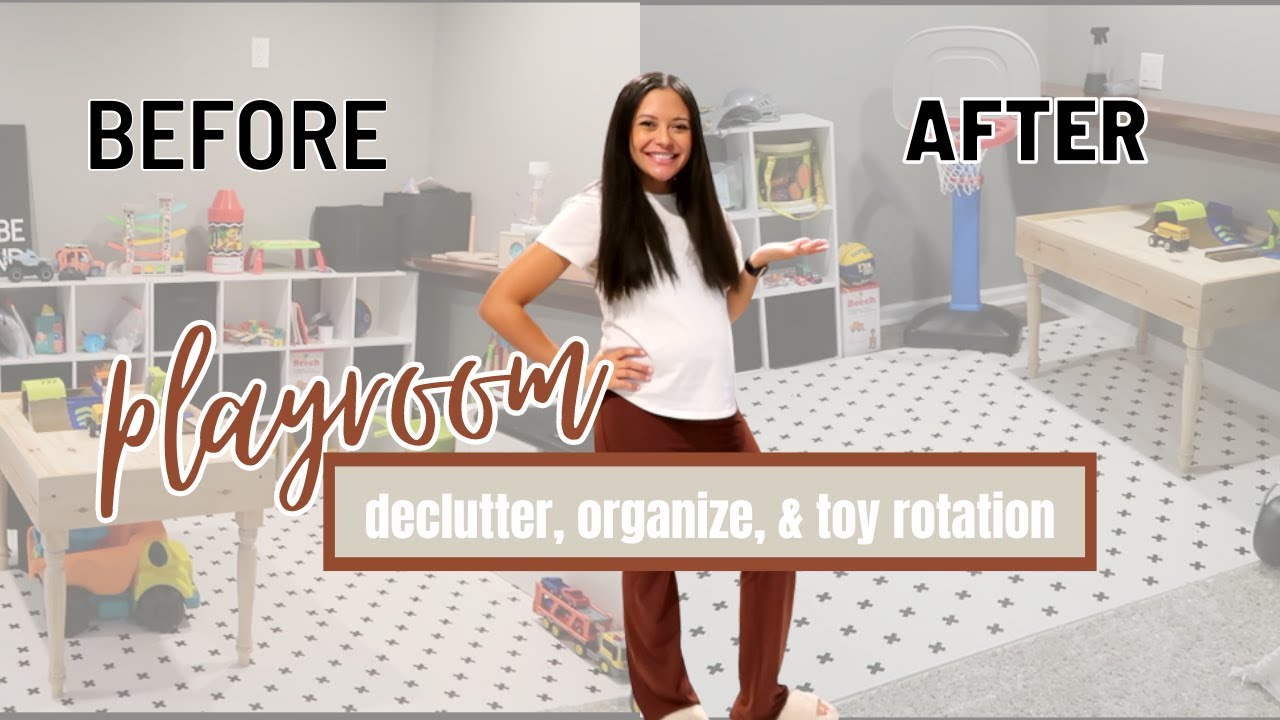 PLAYROOM ORGANIZE AND DECLUTTER 2023 + TOY ROTATION TIPS | 2023 CLEAN ...