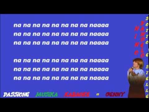 NINO D'ANGELO Sotto e stelle karaoke - YouTube