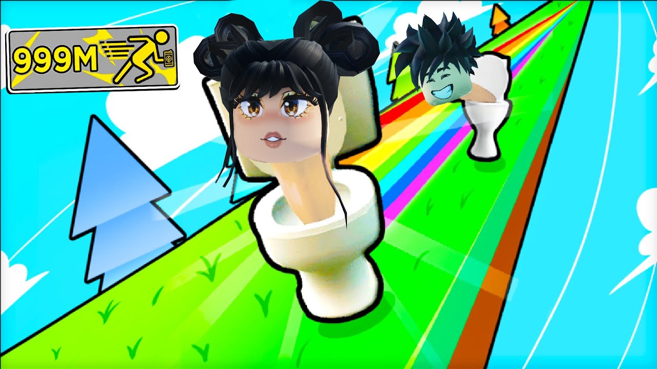 CURSA WC SKIBIDI PENTRU 1000 de ROBUX ! CASTIGAM ?