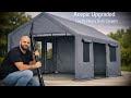 🛠️Acepic Upgraded 13x20 Heavy Duty Carport – Real Setup Experience (No Car, Full Tent Build)🔴