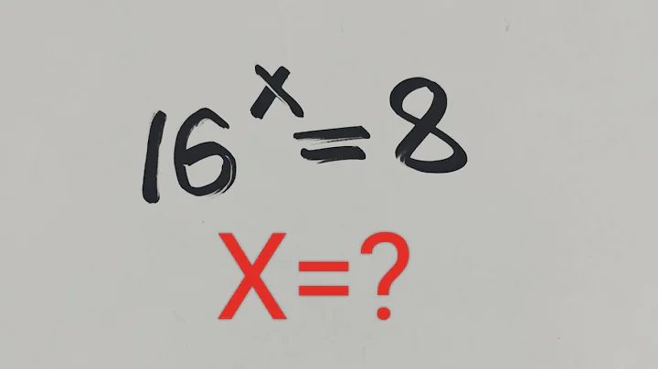 A Nice Exponential Math Olympiad Problem|| Find The Value Of X