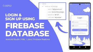Login And Signup Using Firebase Realtime Database In Android Studio Store Data