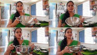 Triply Stainless Steel Cookware- Which Stainless Steel KADHAI & FRY PAN is Best to buy Demo & Review