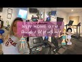HOME GYM DECORATE WITH ME! LIFESPAN TREADMILL REVEAL! 30 MINUTE WORKOUT TO GET FIT FAST!
