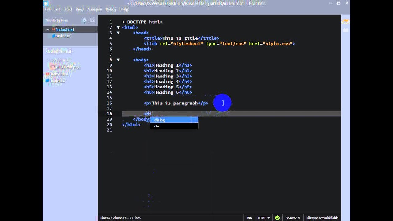 Basic HTML Bangla Tutorial (Part 03) - Tutbd.com - YouTube