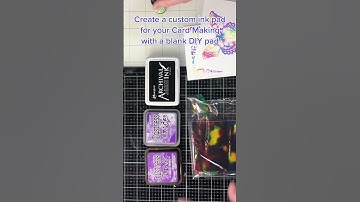Use this to create a custom ink pad for Card Making #cardmaking #stamping #shorts