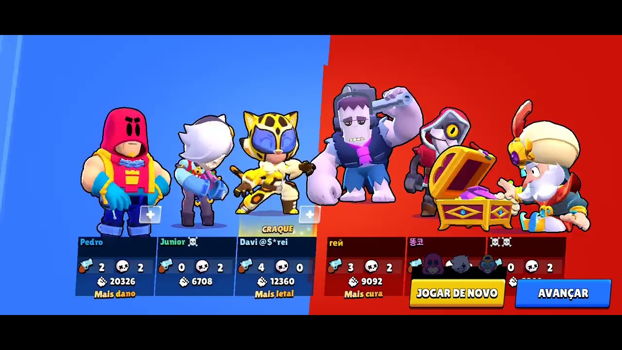 Jogando Brawl Stars para terminar as missões 