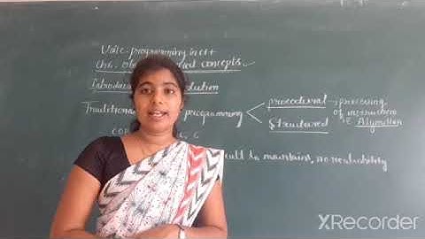 CHAPTER 6: Object oriented concepts