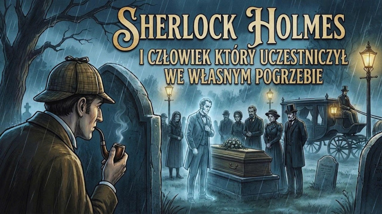 Sherlock Holmes i człowiek który uczestniczył we własnym pogrzebie | Opowiadanie o Sherlock Holmes
