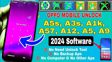 OPPO A5s, A3s, A1k, A57, A12, A5, A9 Hard Reset (Without Pc 2024) All Type Pattern Lock Remove |
