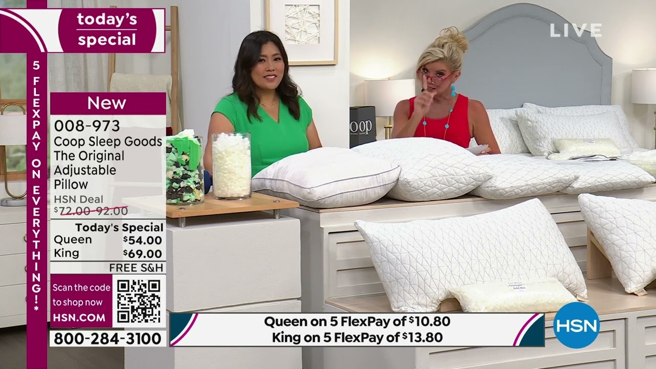 Coop Sleep Goods The Original Adjustable Queen Pillow