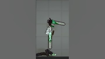 Melon Playground - CHAINSAW MAN VS ZOMBIE INFECTION short #shorts
