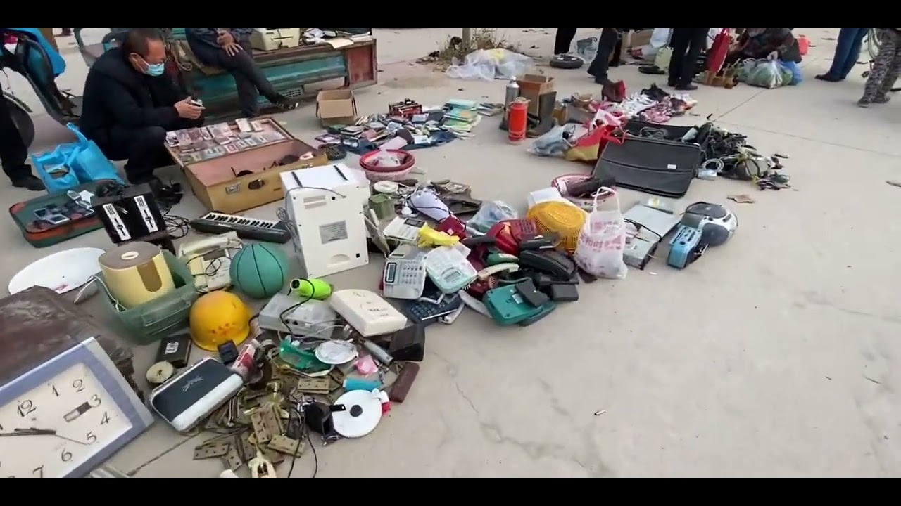 山东东营辛店农村大集旧货市场地摊寻宝，看看这次有什么老物件