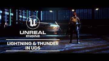 Unreal Engine 5.5: Cinematic Night Lighting with Thunder and Lightning using Ultra Dynamic Sky