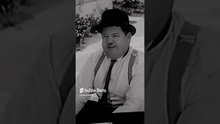 Hardy Didnt Know That Laurel Was There Until He Heard The Cars Horn Going Off Lol