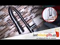 Dalmo stainless steel pull out sprayer kitchen faucet  3 spray modes  dripfree  unboxing