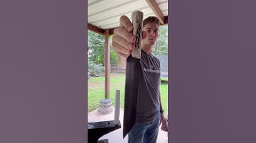 Seax with Euro Stag Antler scales #blacksmith#bladesmith#handmade#ArrowHead#Anvil