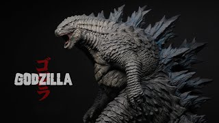 Godzilla / Годзилла (лепка из полимерной глины)