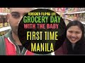 Foreigner Doing Grocery First Time in Manila With His Newborn l Filipina Foreigner Life