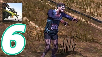 Sniper Zombies - Gameplay Walkthrough Part 6 - Protect the Girl (Android)