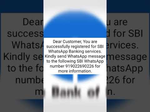 இனி வாட்சப்பிலே account balance பார்க்கலாம் எப்படி? | SBI Whatsapp Bank Feature,