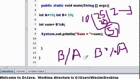 DrJava, Math, Loops & More Operations Within 30 Minutes