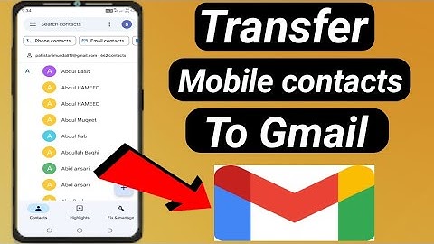 Hoe mobiele contacten overzetten naar een Gmail-account // Mobiele contacten synchroniseren met G...