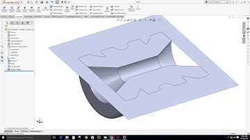Revolve Toolpalth Solidworks & MasterCAM