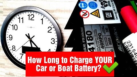 How long for car battery to charge